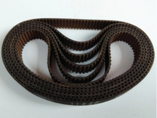 Arc tooth timing belt