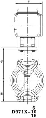 Centerline of folder-like soft seal butterfly valve