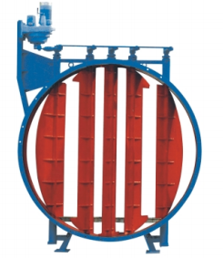 Round-regulating electric screen butterfly valve