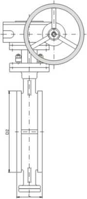 American Standard Folder Connection Metal Seal Butterfly Valve