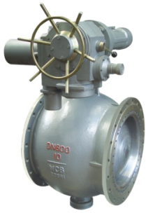Side biases half ball valve