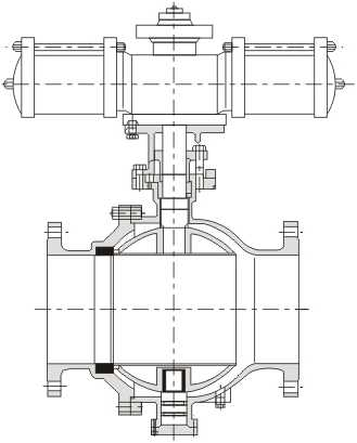  Fixed cinder Ball Valve