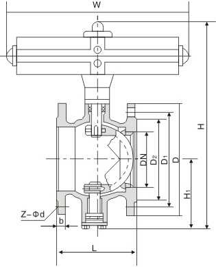 V-Rigulating Ball Valve