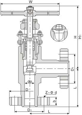 Self-Sealing Angle Globe valve