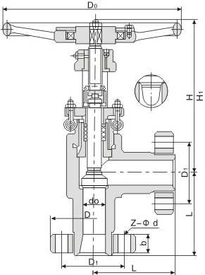 Self-Sealing Angle Globe valve