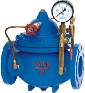 Pressure reducing valve、slowly-closing check valve