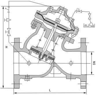Remote control float valve