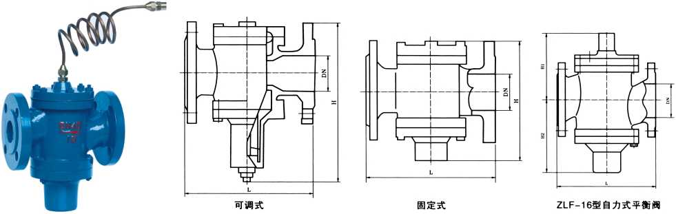 ZYC Self-reliance Type Differential Pressure Control Valve, ZLF-16 Self Balancing Valv