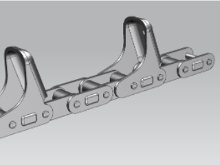 Corn harvester chain