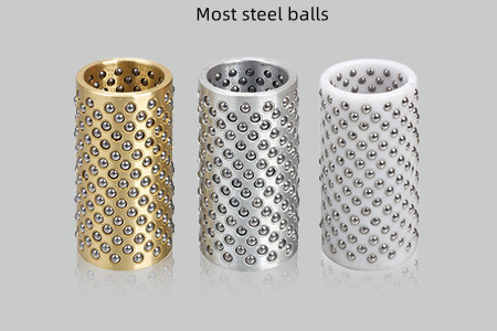 FZH (copper-based), FZL (aluminum-based), FZP (resin-based) Standard type More steel balls Most steel balls